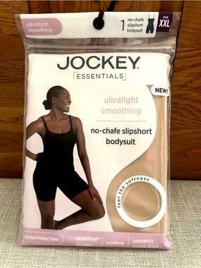 Women’s Jockey Essentials Ultralight Smoothing No-Chafe Slipshort Bodysuit